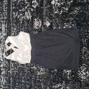 Satin Tuxedo dress